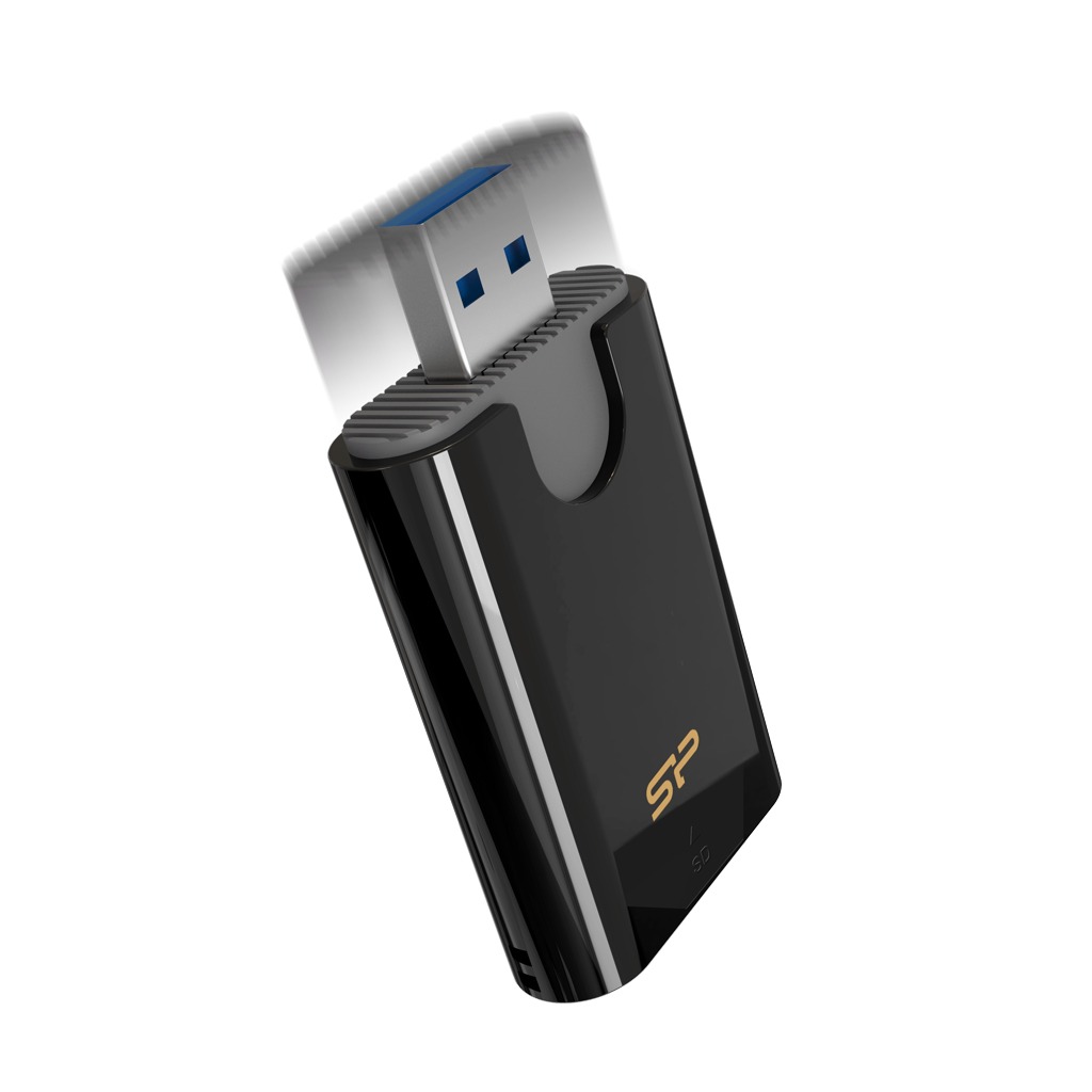 Card Reader, U3, TF/SD, DDR200, Black (SPU3AT5REDEL300K)