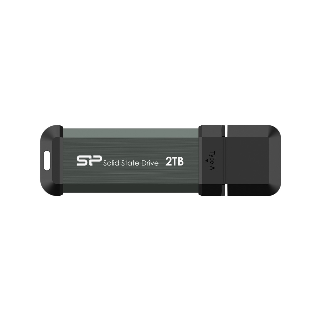 USB Flash Drive, PSSD, USB3, MS70, 2TB, Gray (SP002TBUF3S70V1G)