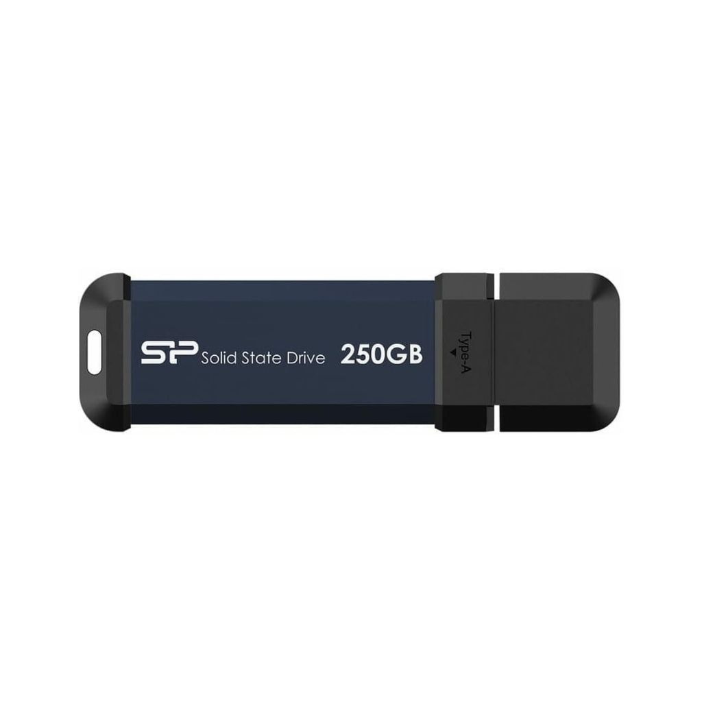 USB Flash Drive, PSSD, USB3, MS60, 250GB, Blue (SP250GBUF3S60V1B)
