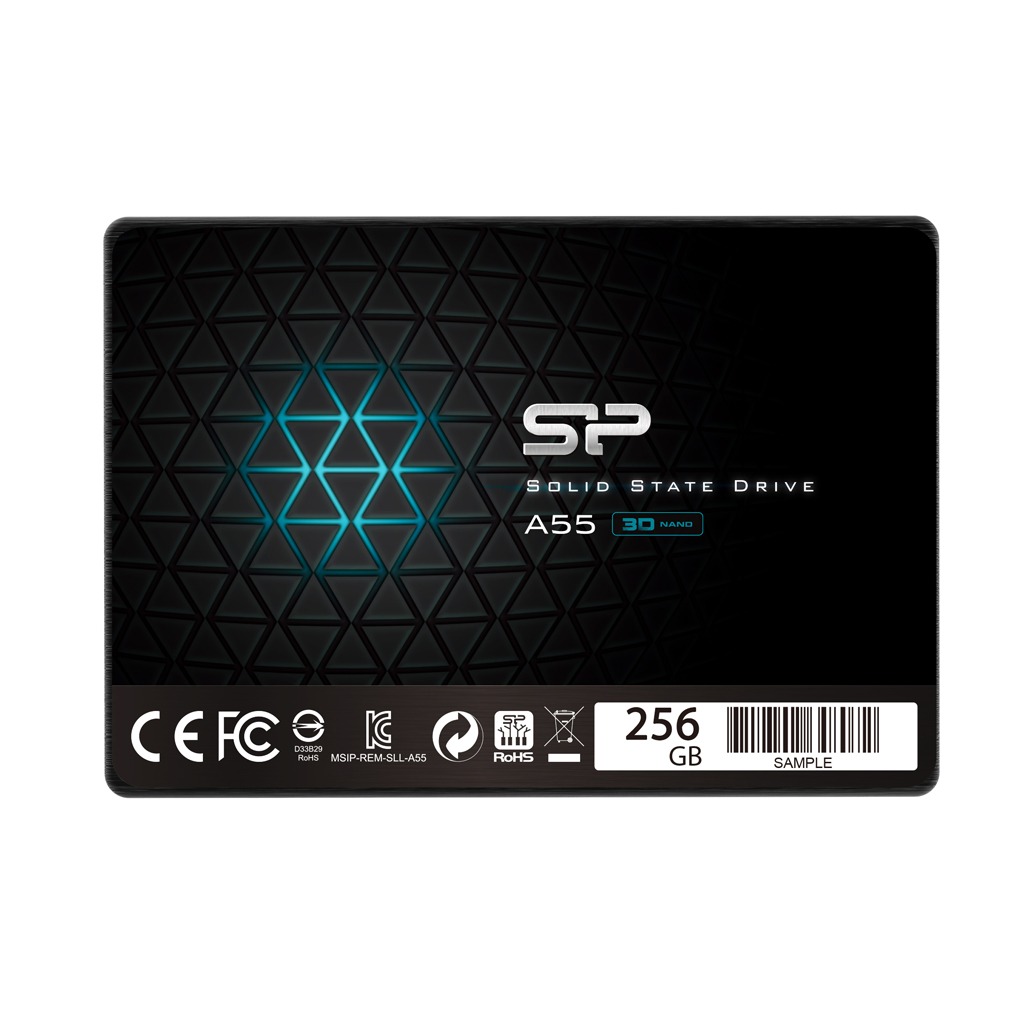 A55 2.5" SATA SSD, 256GB (SP256GBSS3A55S25)