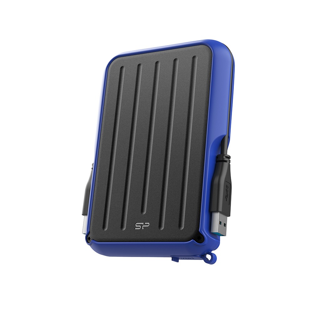 Armor A66 Portable Hard Disk 4TB, Blue (SP040TBPHD66LS3B)