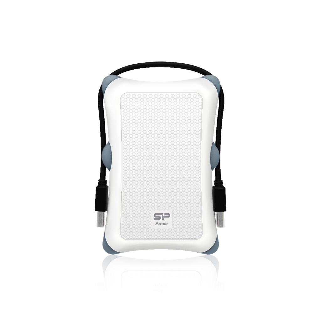 Armor A30 Portable Hard Disk 2TB, White (SP020TBPHDA30S3W)