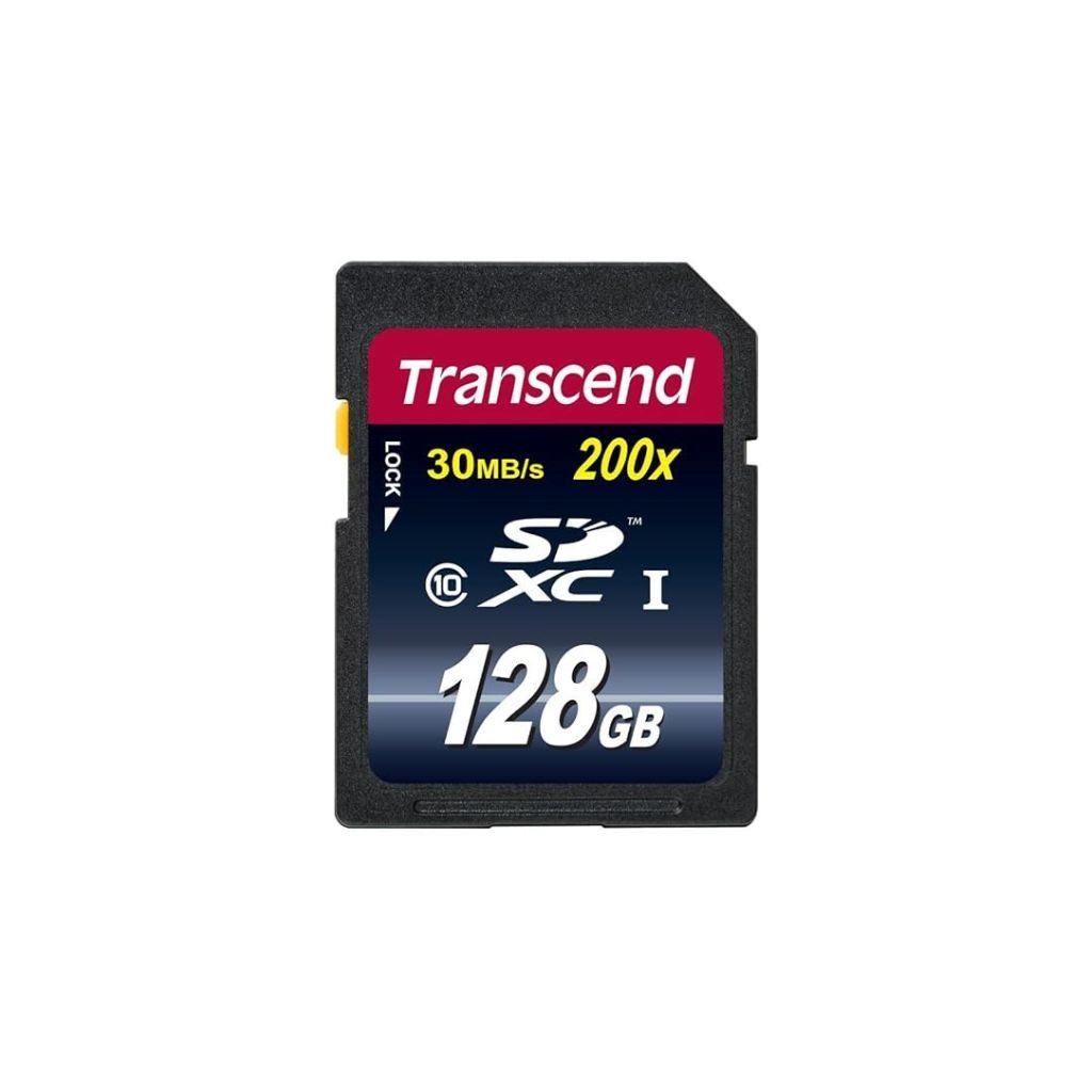Transcend SD Card 128 GB (TS128GSDXC10U1)