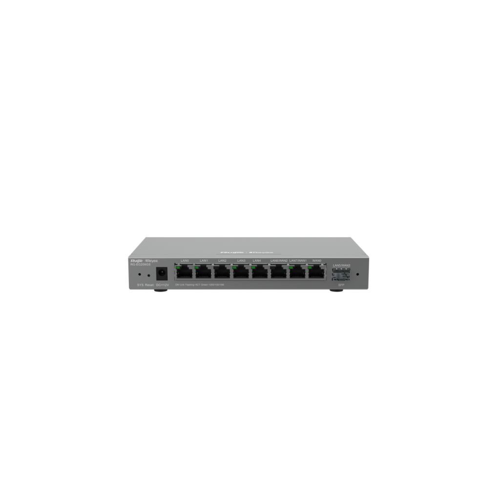Desktop 9-Port Cloud Management Router, Including 8 Gigabit Electrical Ports and 1 SFP Port (RG-EG209GS)