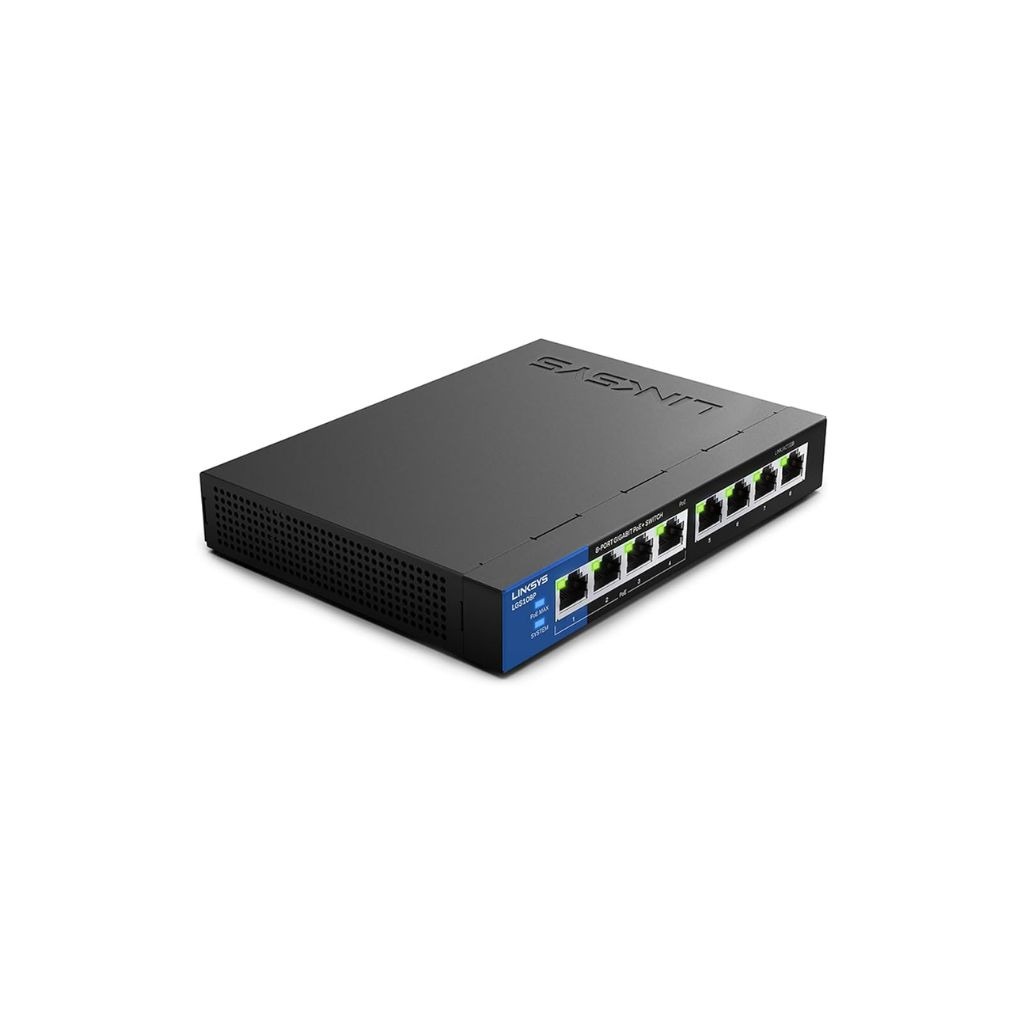 Unmanaged Switches PoE, 8 Ports (LGS108P-UK)