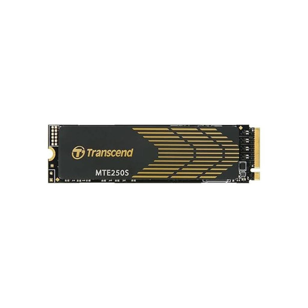 Transcend 4TB M.2 2280 PCIe Gen4x4 NVMe 3D TLC SSD with DRAM and Graphene Heatsink (TS4TMTE250S)