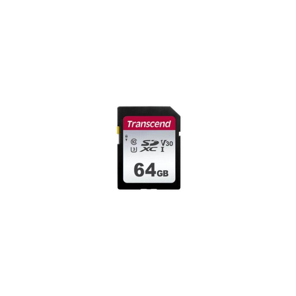 TS64GSDC300S 64GB SD Card UHS-I U3'