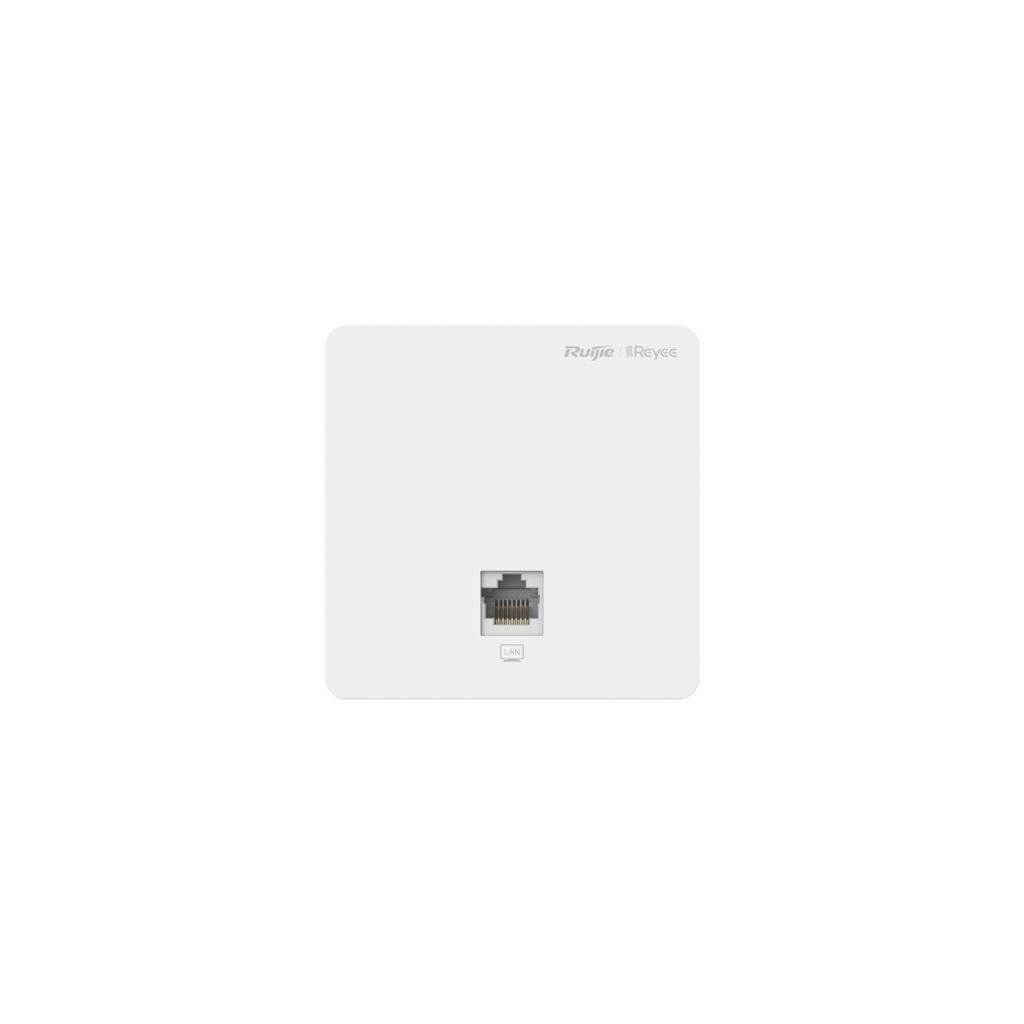 AC1300 Dual Band Wall Access Point, 867Mbps at 5GHz + 400Mbps at 2.4GHz, 2x10/100Mbps Ethernet Ports (RG-RAP1200(F))