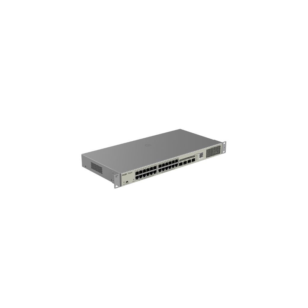 28-Port Gigabit Layer 2 Cloud Managed PoE Switch (RG-NBS3100-24GT4SFP-P)