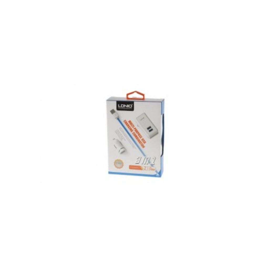 LDNIO S100 3-in-1 Charger Set (S100)