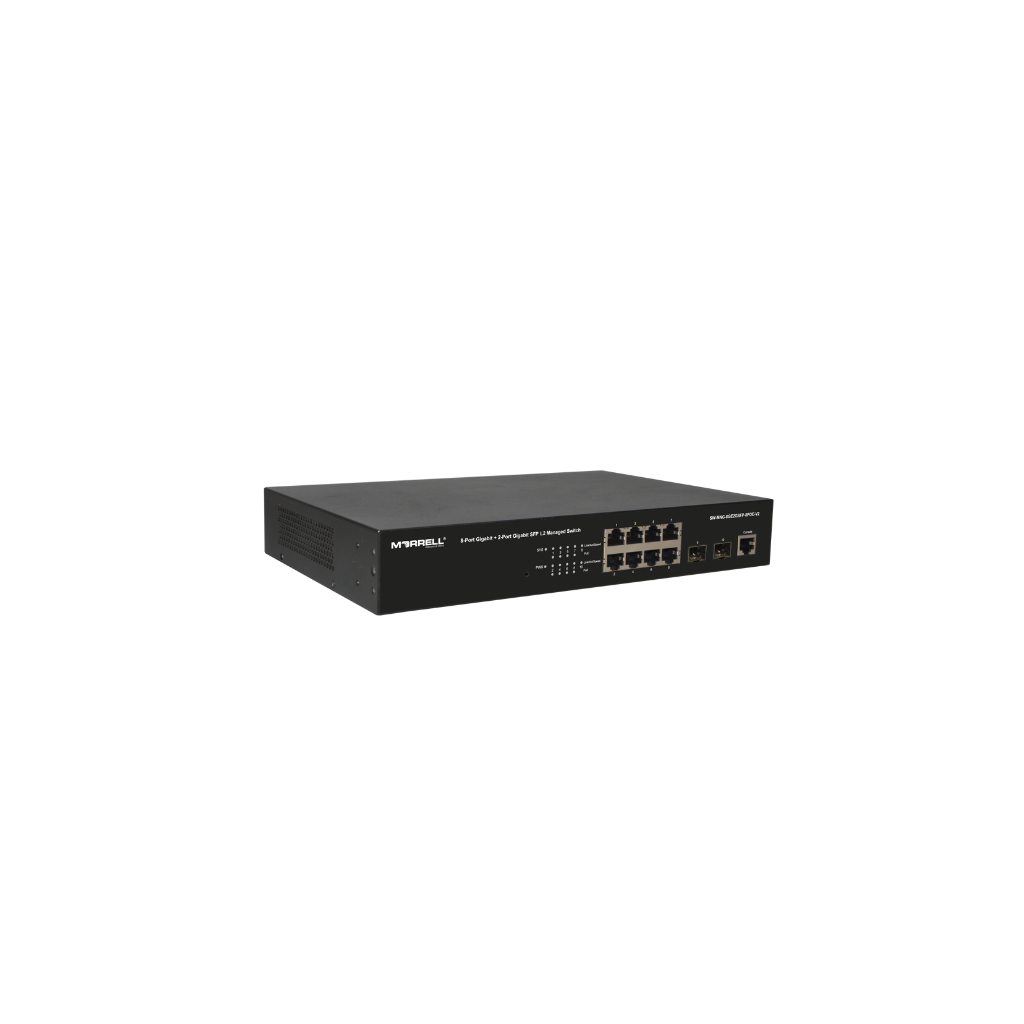 L2 Managed Switch 8×1G Ethernet, 2×1G SFP, 8 PoE, 140W (SW-MNG-8GE2GSFP-8POE)