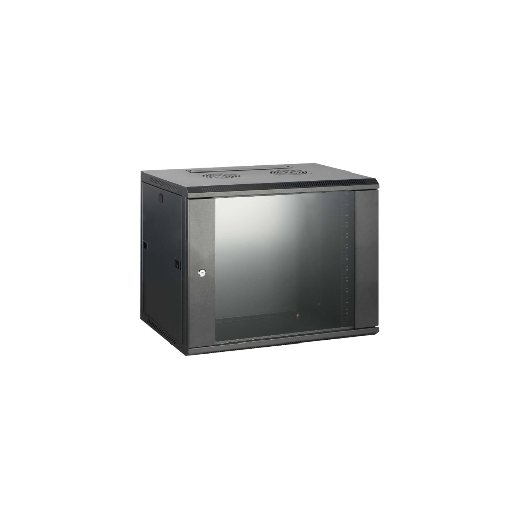 4U Wall Rack Glass Door 1 Fan 600×450mm (FO-REP/WMX6044)
