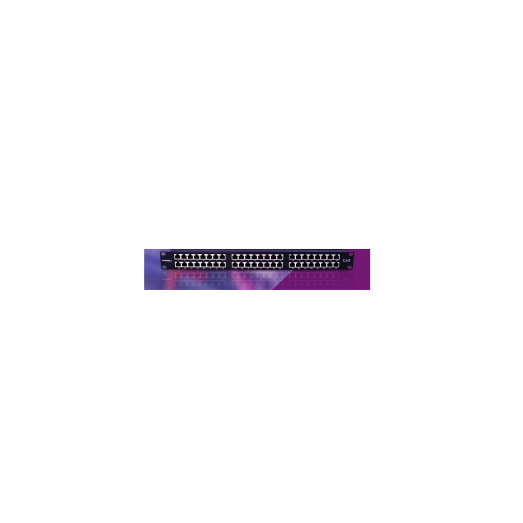 Shielded Cat6 Patch Panel (CU-REP-PAT6-S3-48B)