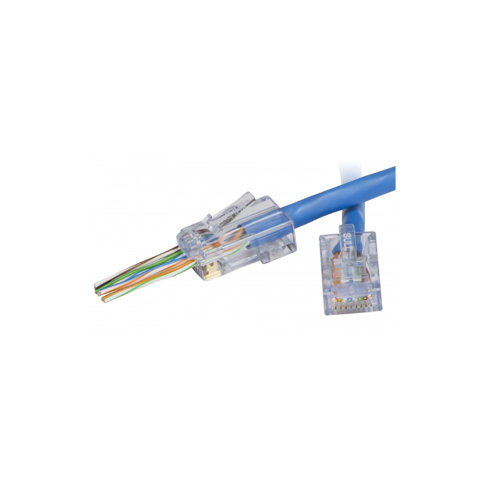 EZ-Type Cat6 RJ45 Plug (CU-CAD-PLU6-U3-EZ)