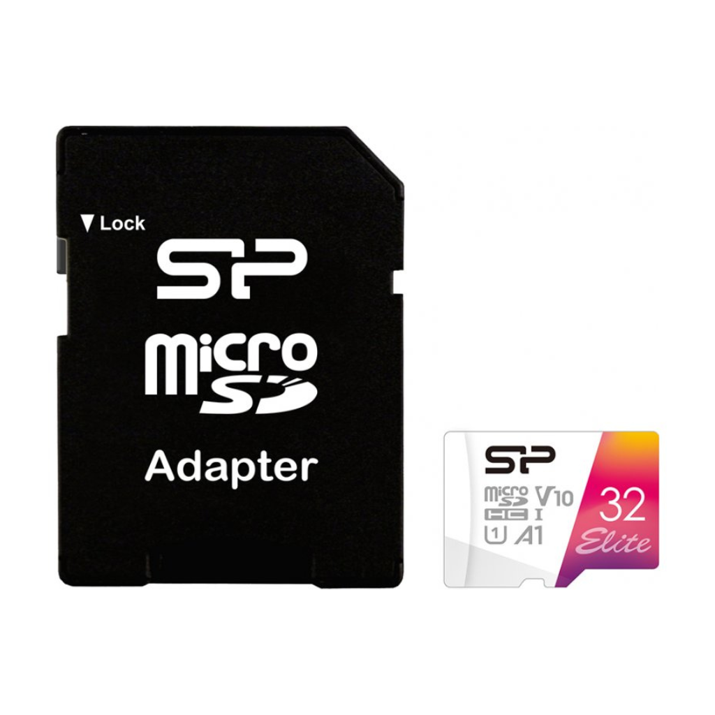 32GB TF_SDXC SDHC UHS-IU1 A1 V10 COLOR, SR104 Mobile Card (SSP032GBSTHBV1V20SP)