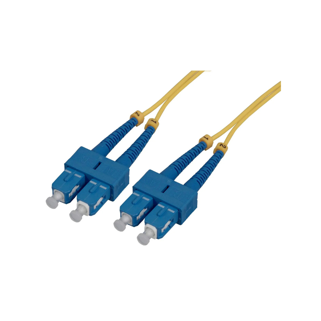 Single-Mode SC‑SC Duplex Fiber Patch Cable 10 m Normal