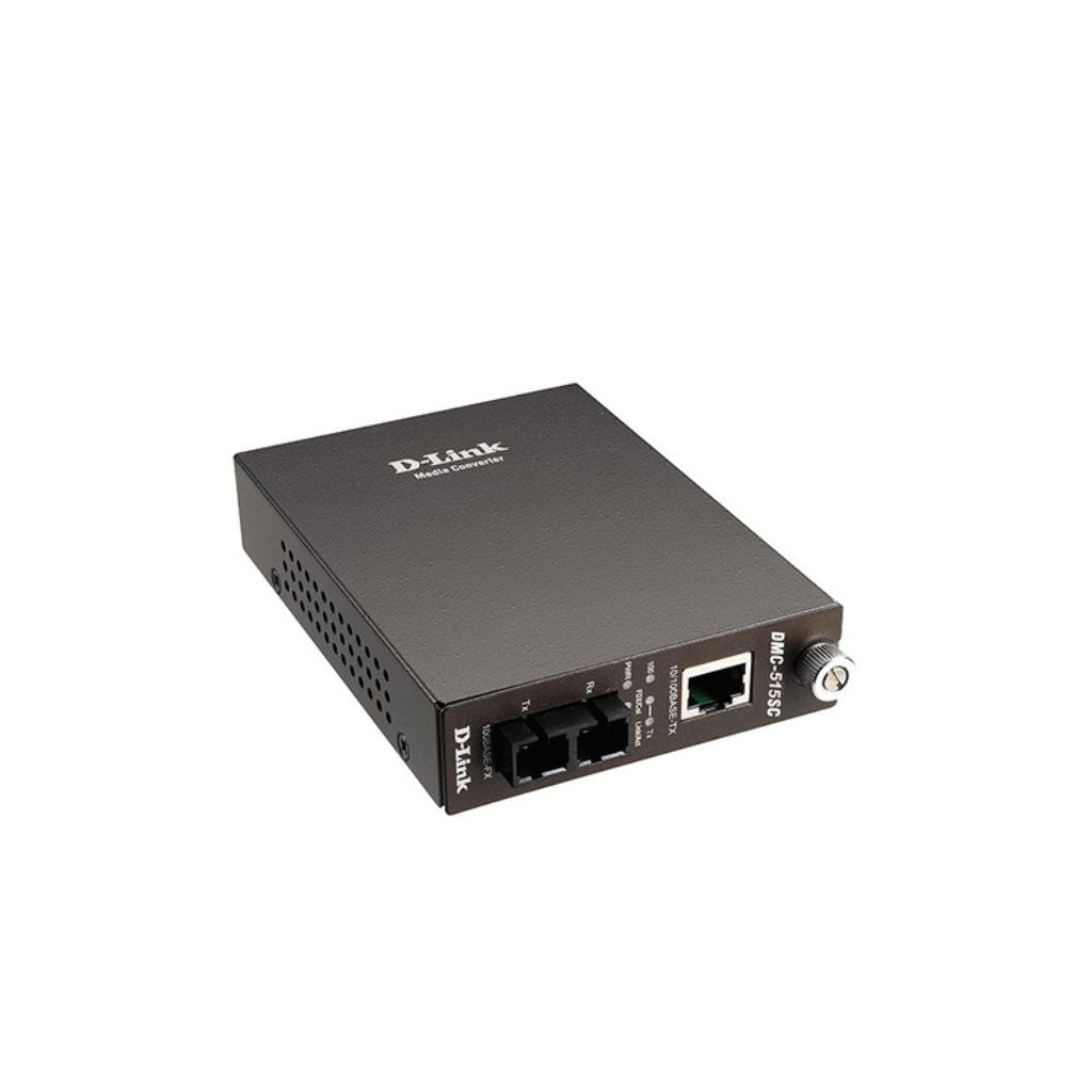 D-Link 10/100 to 100BaseFX (SC) Singlemode Media Converter (DMC-515SC)