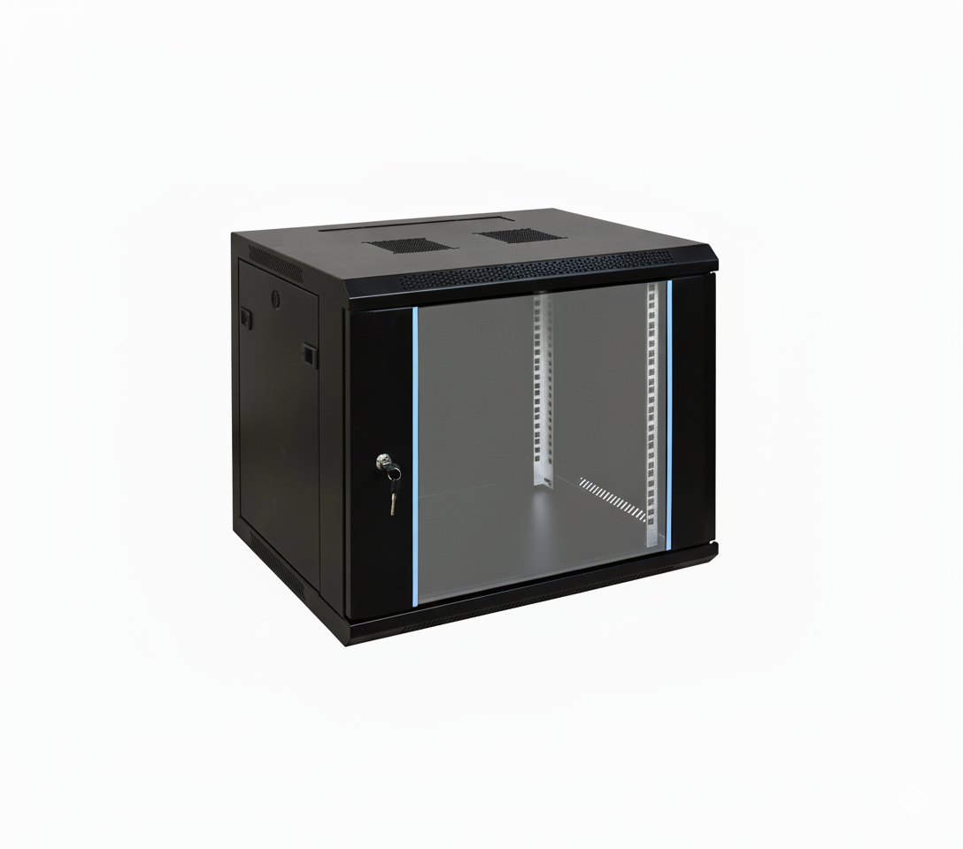T5813 - 9U 600*450 Wall Mount single section cabinet HZL