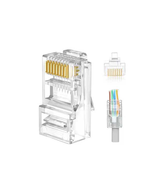 RJ45-CAT6-UTP-PT RJ45 100 PCs Easy EZ