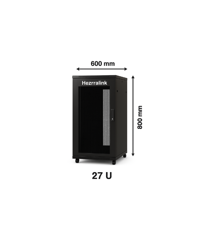 Rack Cabinet 27 Unit 60 x 80 Hezrralink