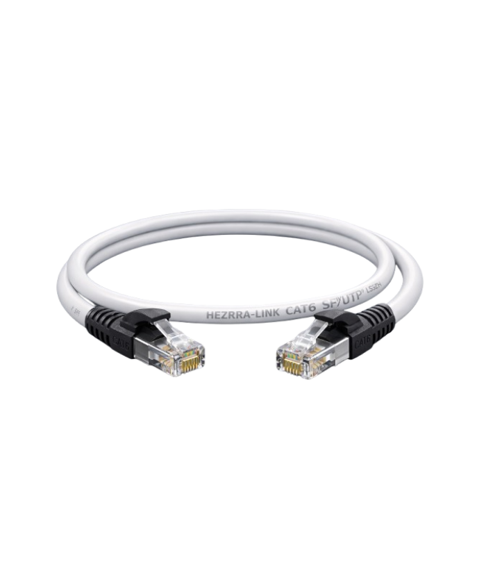 HezrraLink CAT6 SF/UTP Full Copper Indoor LSZH-Ind Cable (1M)