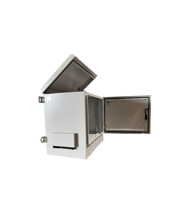9U 600×450 IP55 Outdoor Network Cabinet with Fan