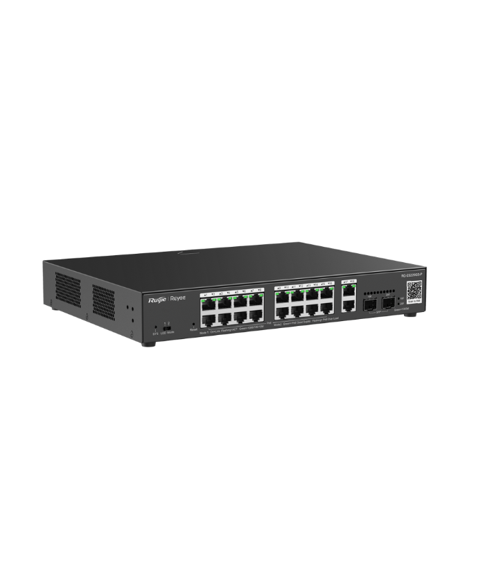 Ruijie Reyee RG-ES220GS-P 20-Port Gigabit Layer 2 Smart Managed PoE+ Switch - Used