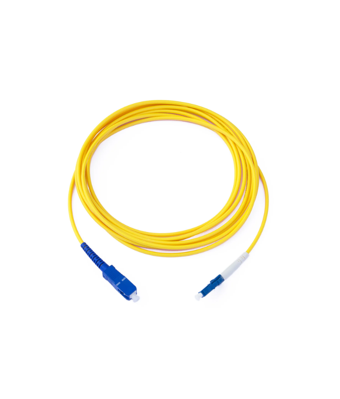 3M SC/UPC to LC/UPC Duplex Multimode OM2 Fiber Optic Patch Cord, LSZH 3mm