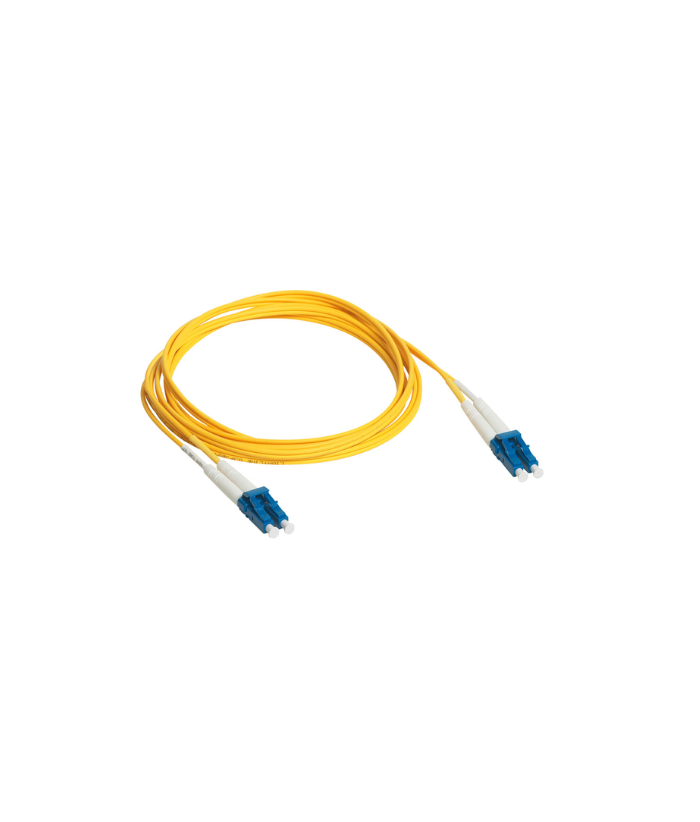 2M LC to LC Duplex Single-Mode Fiber Optic Patch Cord
