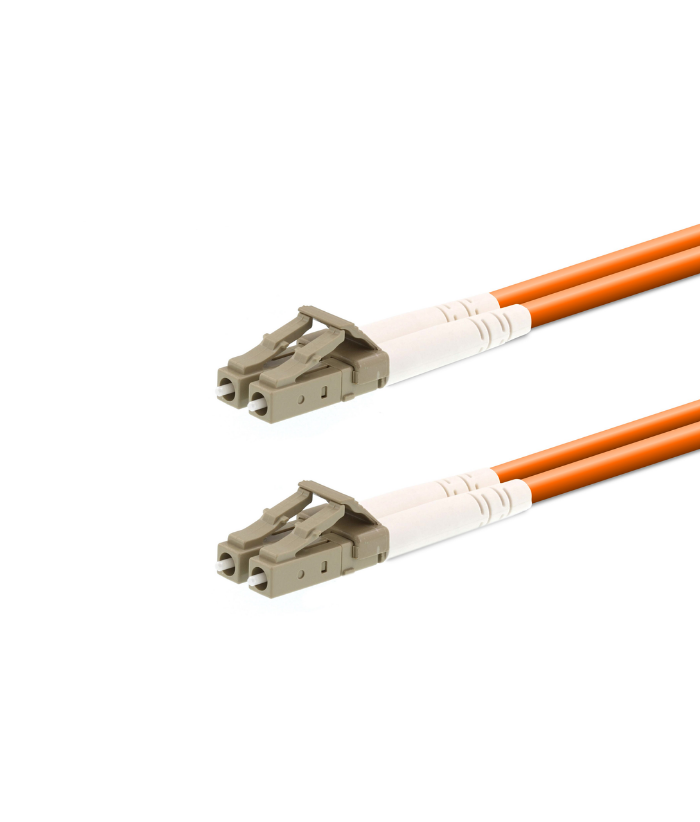 5M LC to LC Duplex Multimode Fiber Optic Patch Cord
