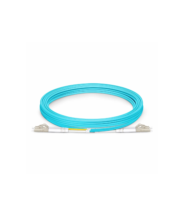 3M LC to LC Duplex Multimode Fiber Optic Patch Cord