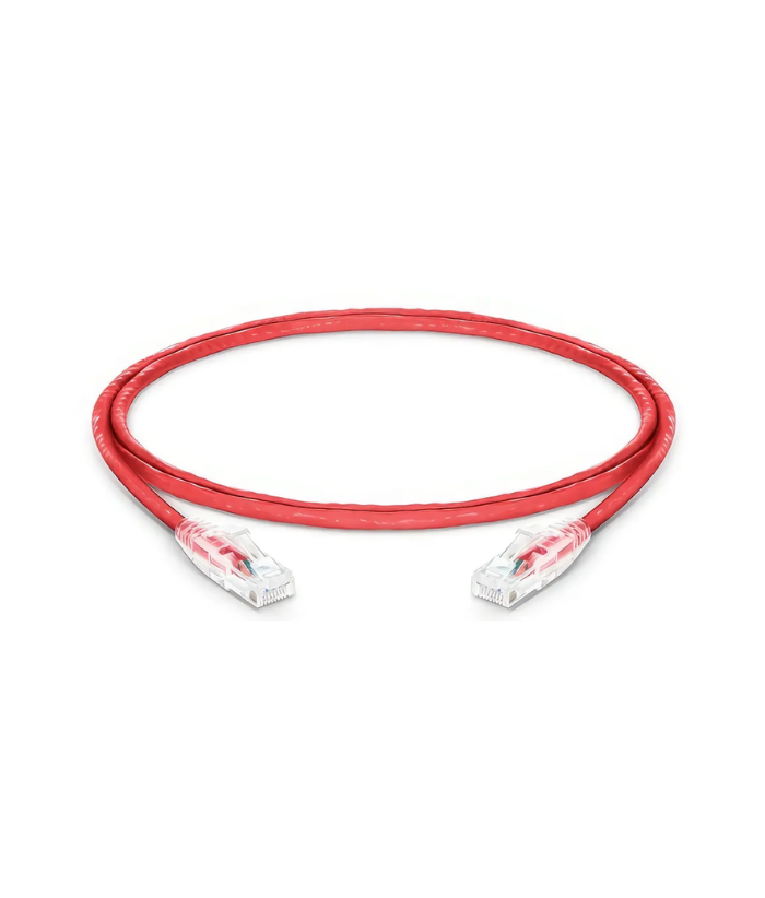 CAT6 UTP Patch Cord, 50CM, Full Copper, 24AWG, Fluke Passed, Red