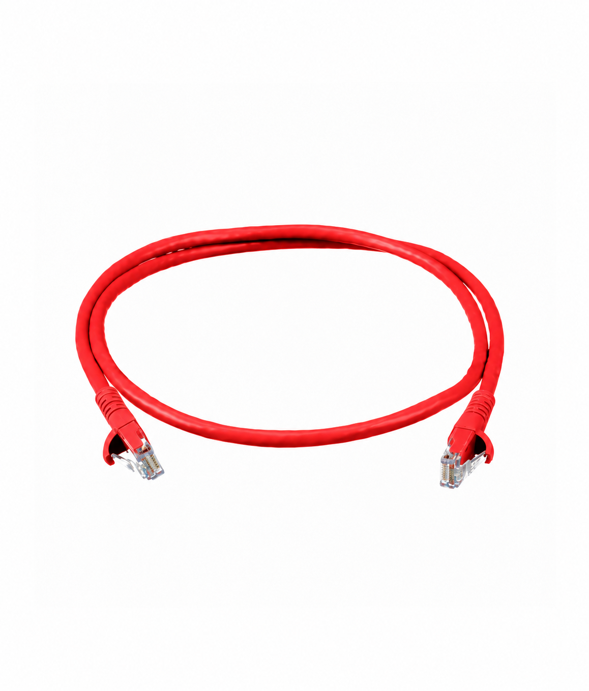 CAT6 UTP Patch Cord, 1M, Full Copper, 24AWG, Fluke Passed, Red