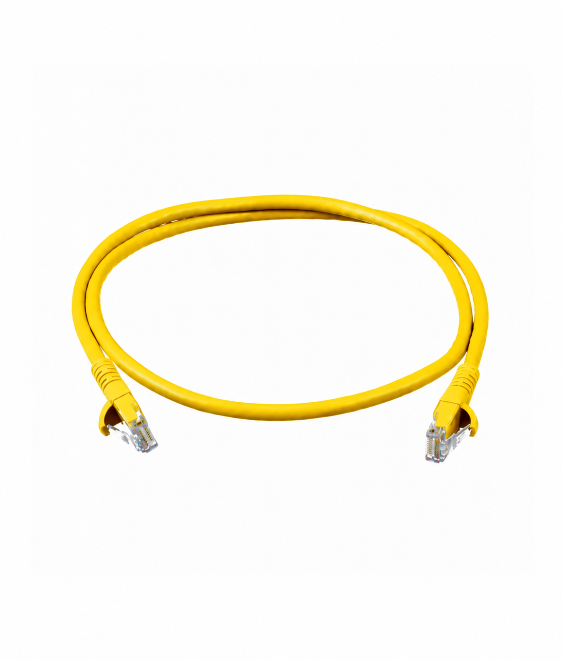 HZL T5826-2M-Y CAT6 UTP Patch Cord, 2M, Full Copper, 24AWG, Fluke Passed, Yellow