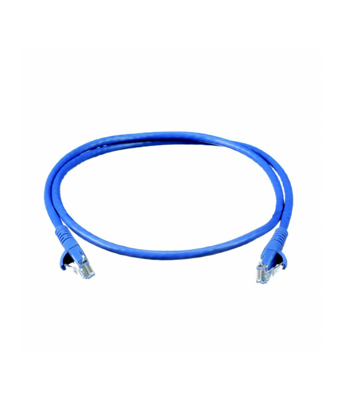 CAT6 UTP Patch Cord, 2M, Full Copper, 25AWG, Fluke Passed, Blue