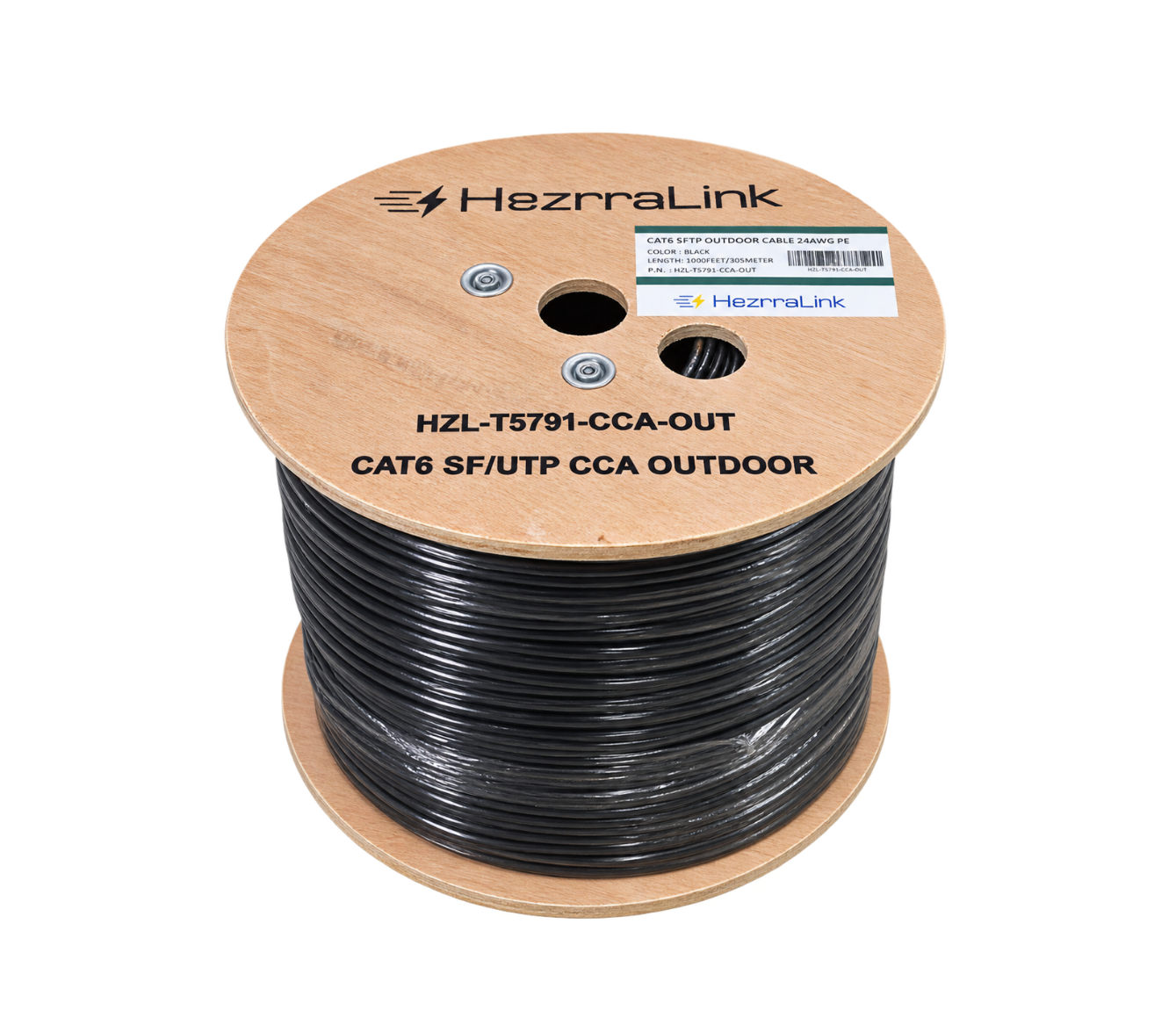 HZL-T5791-CCA-Out CAT6 SF/UTP CCA OD Cable – 305m