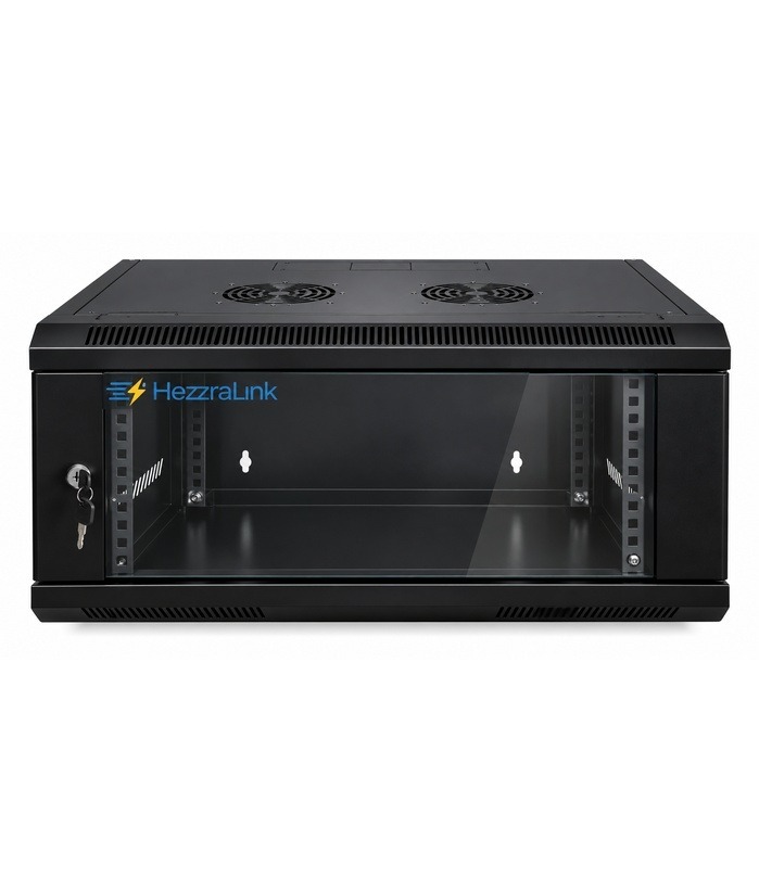 4U 600*450 Wall Mount single section cabinet Color: RAL9005 BLACK