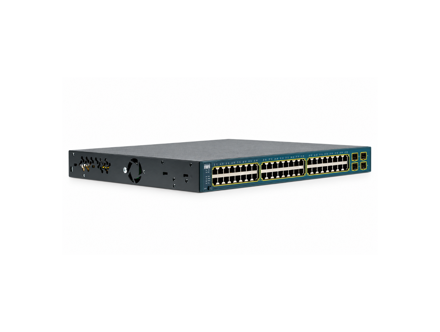 Cisco Catalyst 3560 48-Port Fast Ethernet PoE Layer 3 Managed Switch with 4 SFP Uplinks - Used